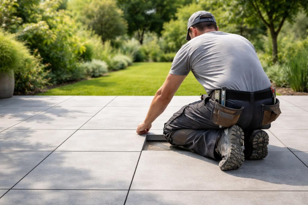 terrasse-moderne-dalles-grises-jardin