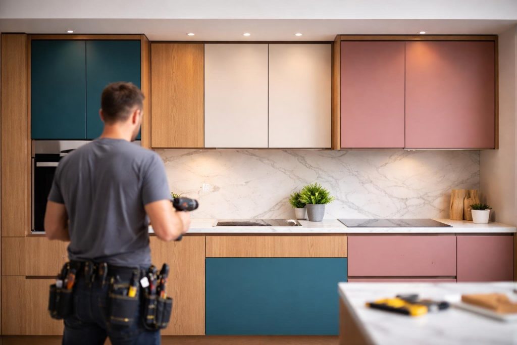 cuisine-elegante-ouvrier-portes-bois