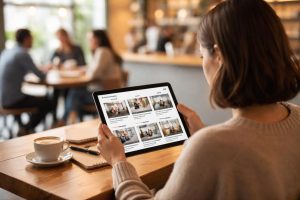 personne-tablette-cafe-moderne-lumineux