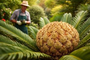 fleur-cycas-jardinier-outils-jardinage