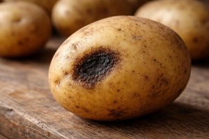 pomme-terre-gros-plan-tache-noire