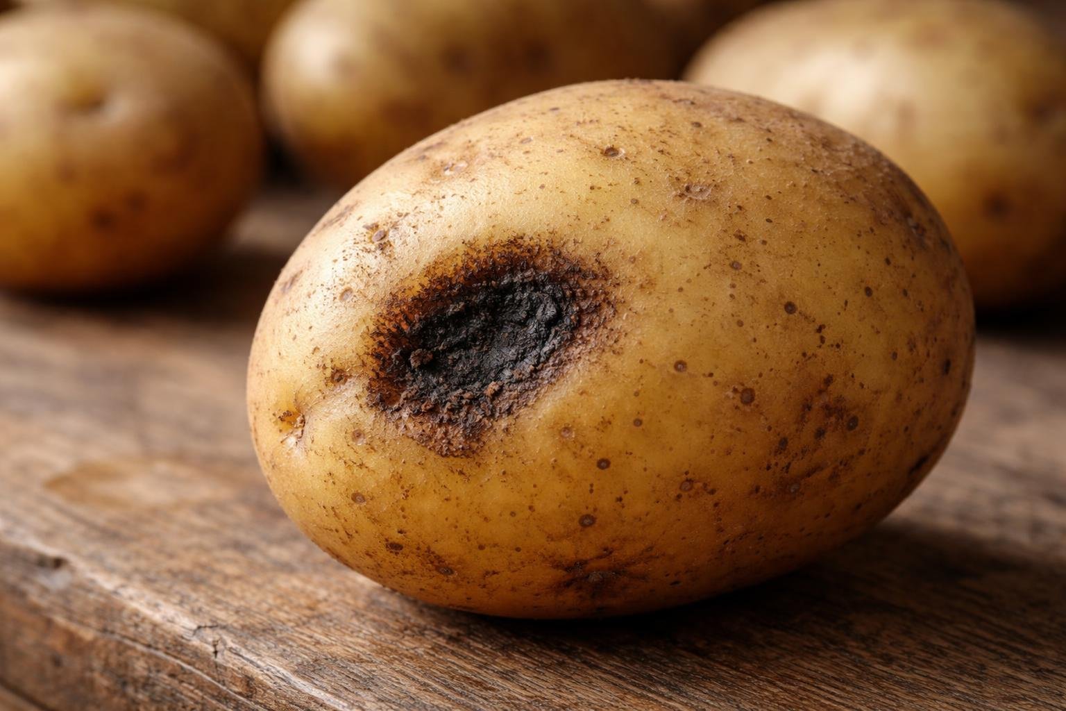 pomme-terre-gros-plan-tache-noire