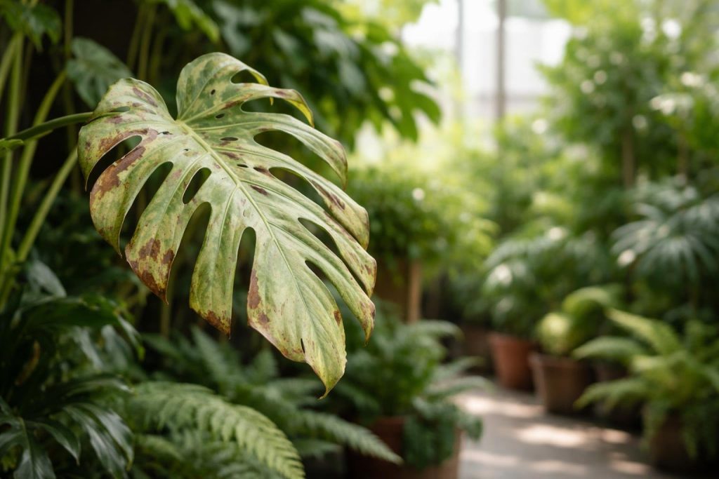 feuille-monstera-taches-jardin-plantes